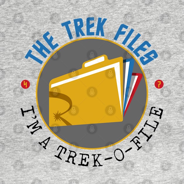 The Trek Files Round Logo by Trekland Shop